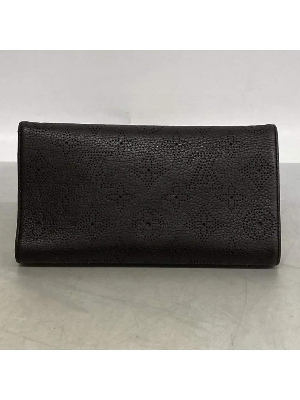 Louis Vuitton Trifold Wallet Mahina Portefeuille Amelia Chocolat